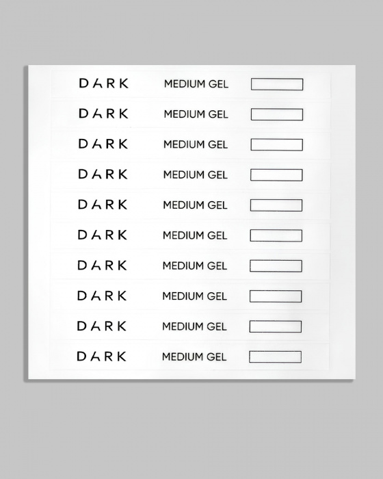 DARK Наліпки на тіпси сет з віконцем Medium Gel