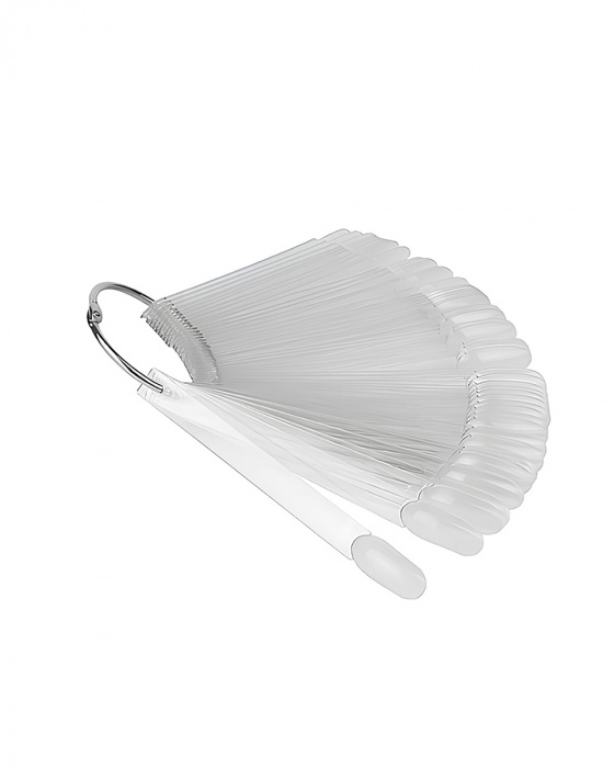 Тіпси для зразків на кільці мигдаль прозорі, 50 шт (12 см)