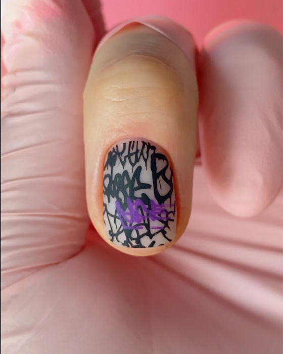 DARK Stamping Polish №08 фіолетовий, 10 мл