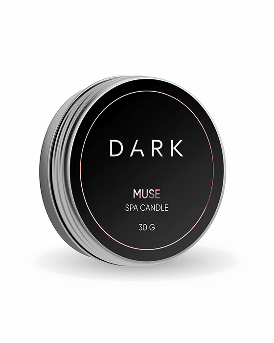 Dark spa candle MUSE, 30 g