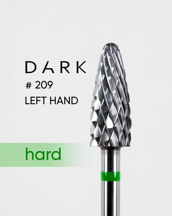 Фреза ТВС Dark  №209  зелена для лівші