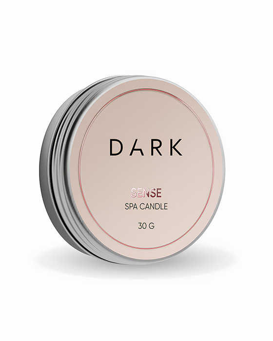 Dark spa candle SENSE, 30 g