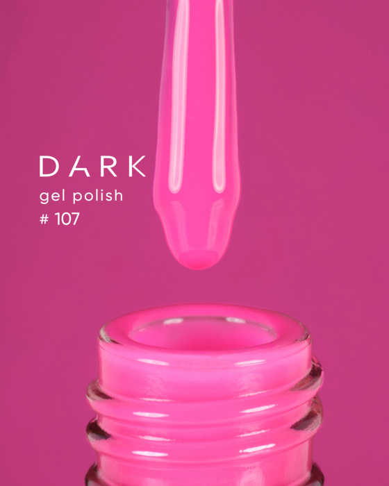 Dark gel polish 107, 10 ml