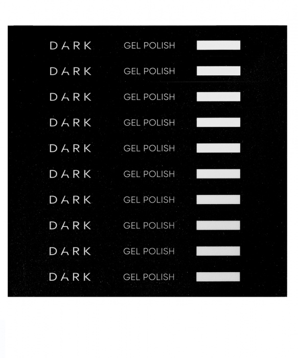 DARK наліпки на тіпси сет з віконцем Gel polish