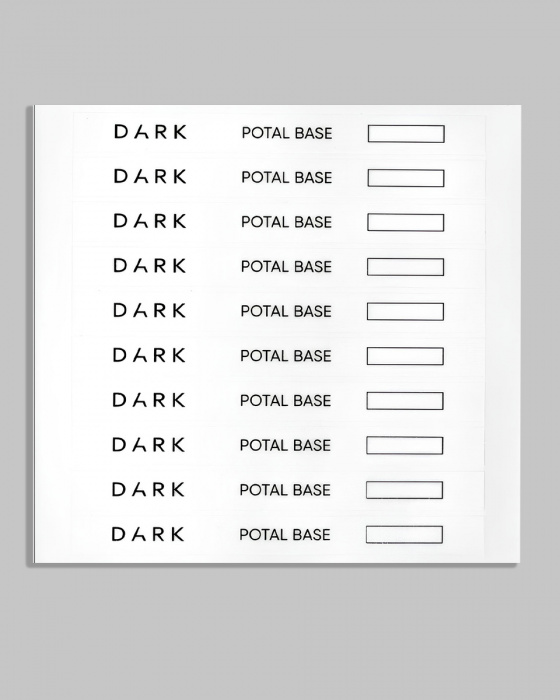 DARK Наліпки на тіпси сет з віконцем Potal base