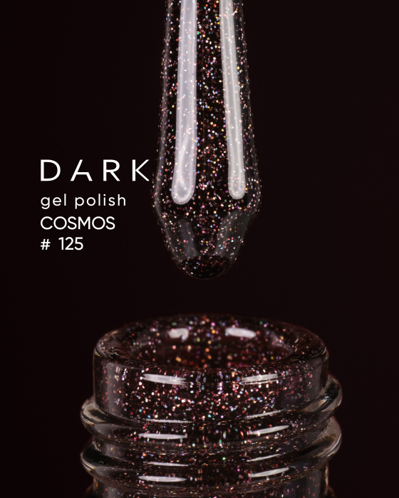Dark gel polish (Cosmos) 125, 10 ml