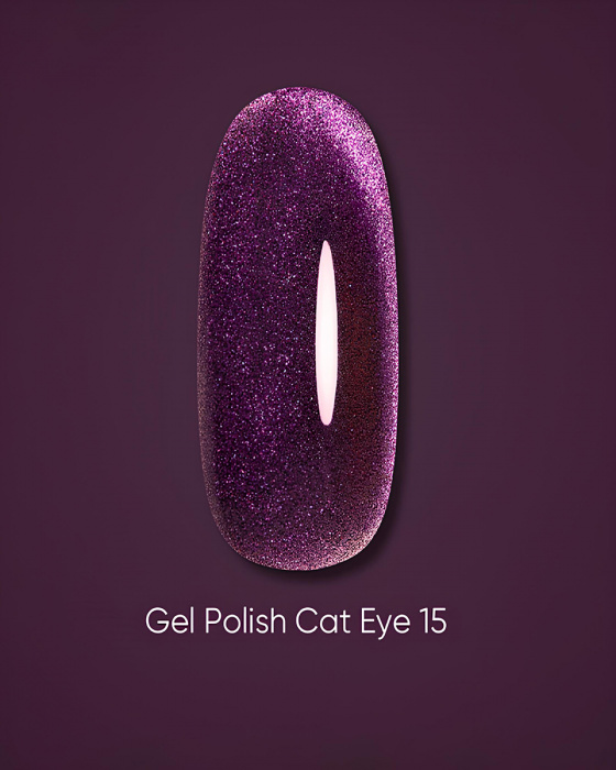 DARK Gel Polish Cat Eye 15, 6 мл
