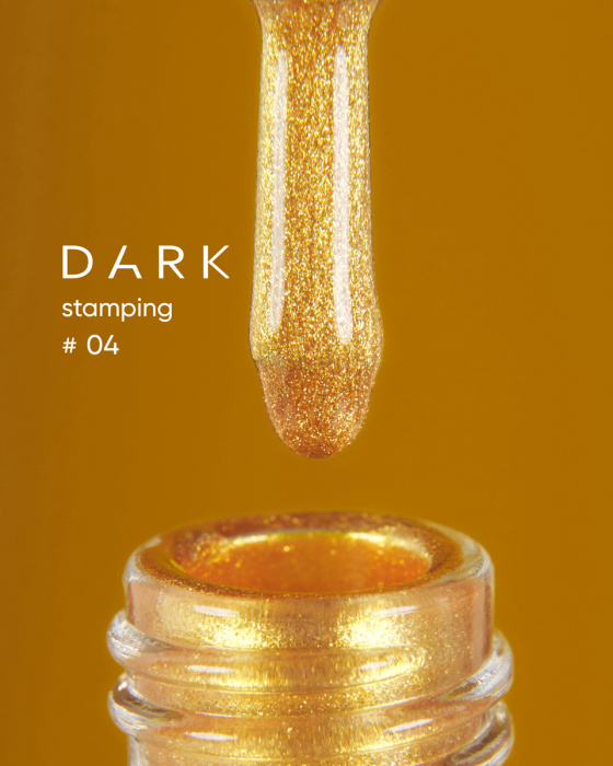 DARK Stamping polish №04 золотий, 10 ml