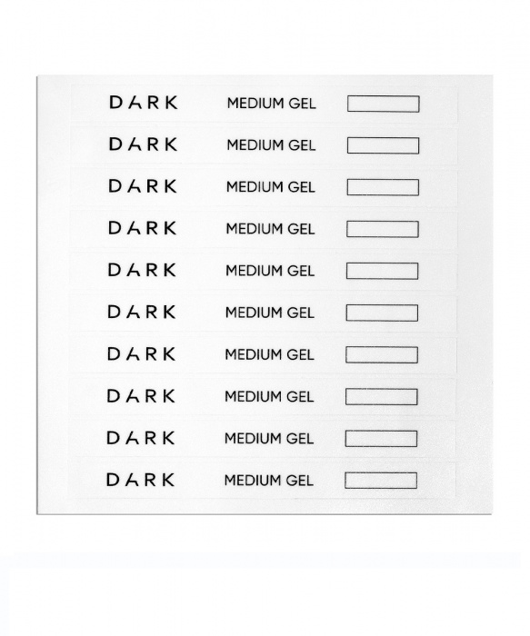 DARK наліпки на тіпси сет з віконцем Medium gel