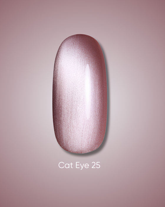 Dark gel polish Cat Eye 25, 10 ml