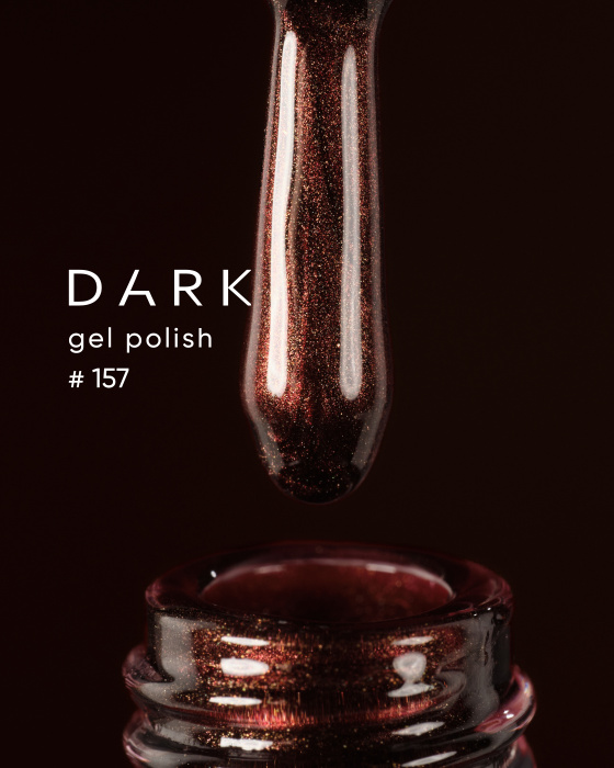 Dark gel polish 157, 10 ml