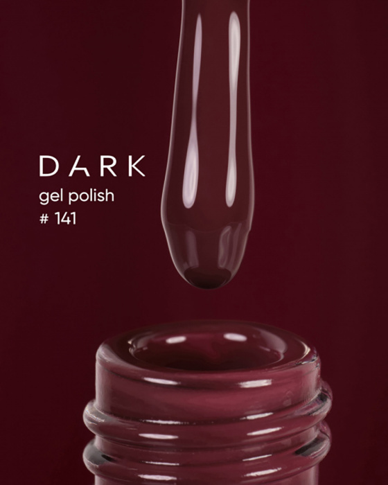 Dark gel polish 141, 6 ml