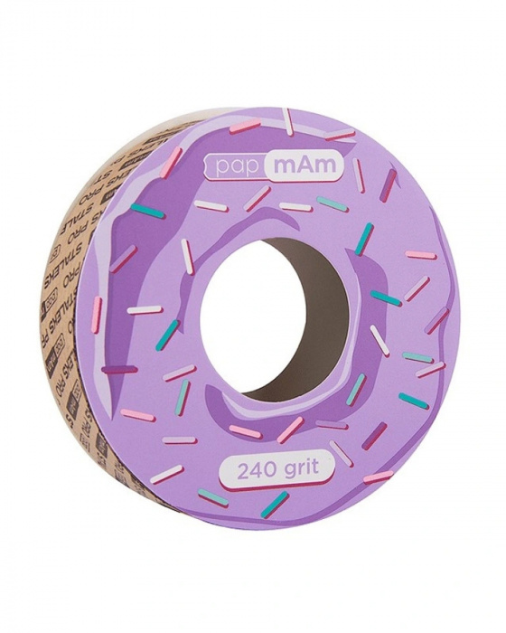 Запасний блок до котушки БІЛИЙ №8 papmAm Bobbinail Staleks Pro EXPERT 240 грит (6м)