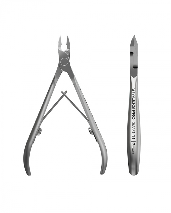Кусачки професійні для шкіри Staleks SMART 11 7 мм