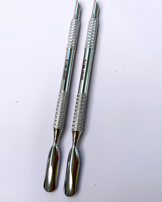 Лопатка манікюрна Staleks EXPERT 90 TYPE 2 (пушер скошений+ пушер заокруглений широкий)