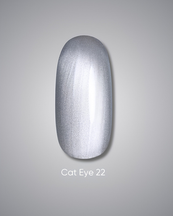 Dark gel polish Cat Eye 22, 10 ml
