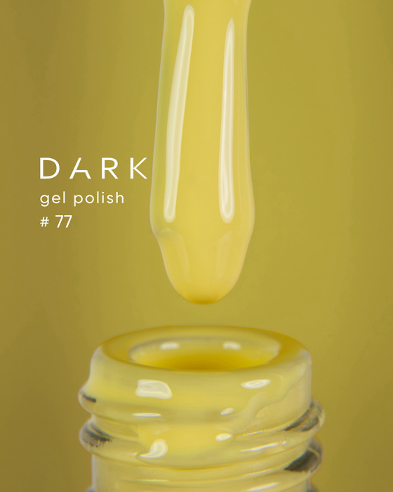 Dark gel polish 077, 6 ml