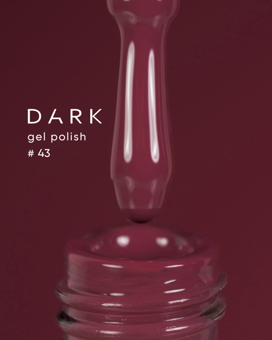 Dark gel polish (new collection) 43, 10 ml