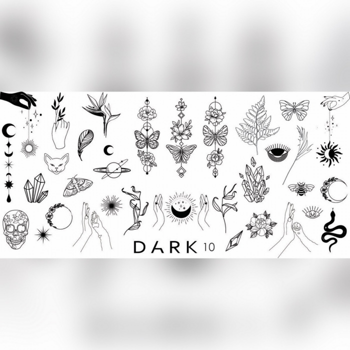 Пластина для стемпінгу DARK 10