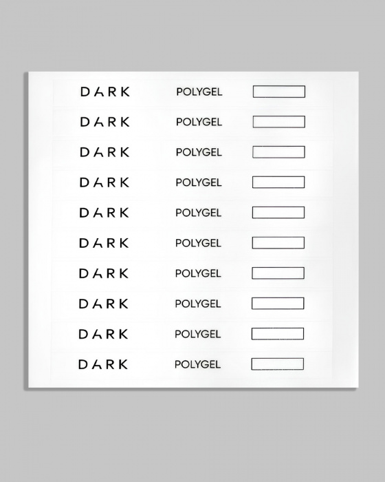 DARK Наліпки на тіпси сет з віконцем PolyGel