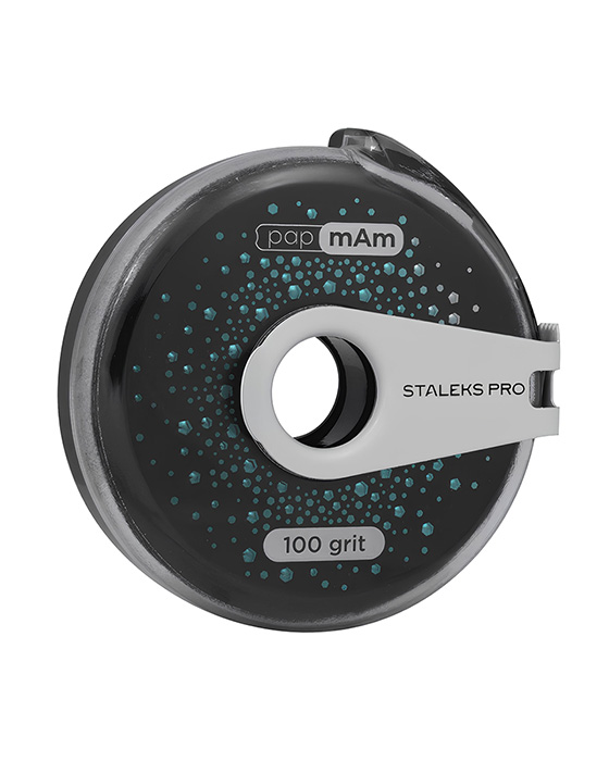 Пластикова котушка №1 papmAm EXCLUSIVE Staleks Pro 100 грит (6м)
