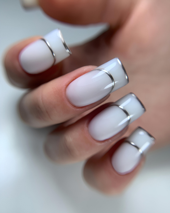 DARK Silver metal Gel Paint , 5 г