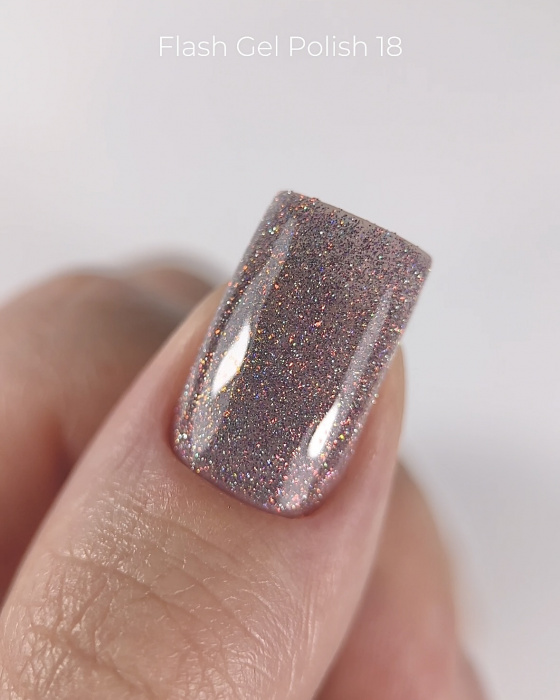 Dark Gel Polish Flash 18, 10 ml