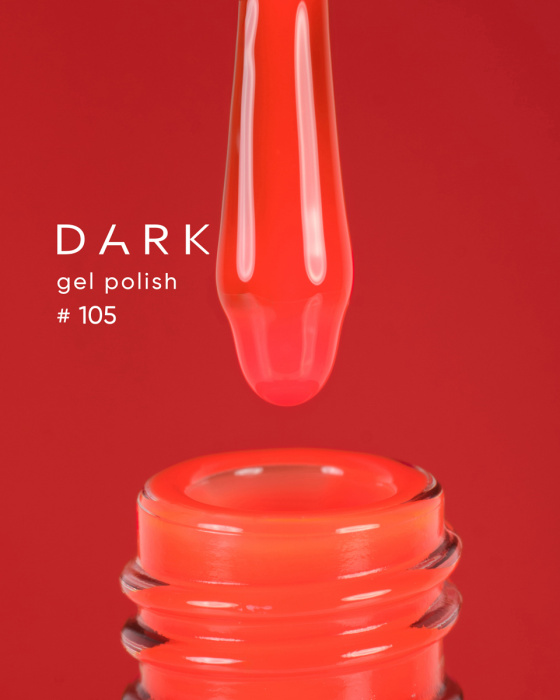 Dark gel polish 105, 6 ml