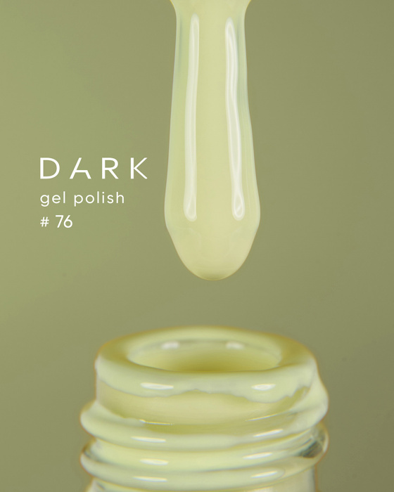 Dark gel polish 076, 6 ml