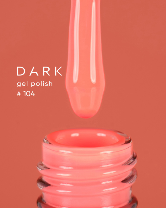 Dark gel polish 104, 10 ml