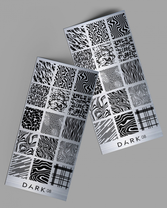 DARK Пластина для стемпінгу 08