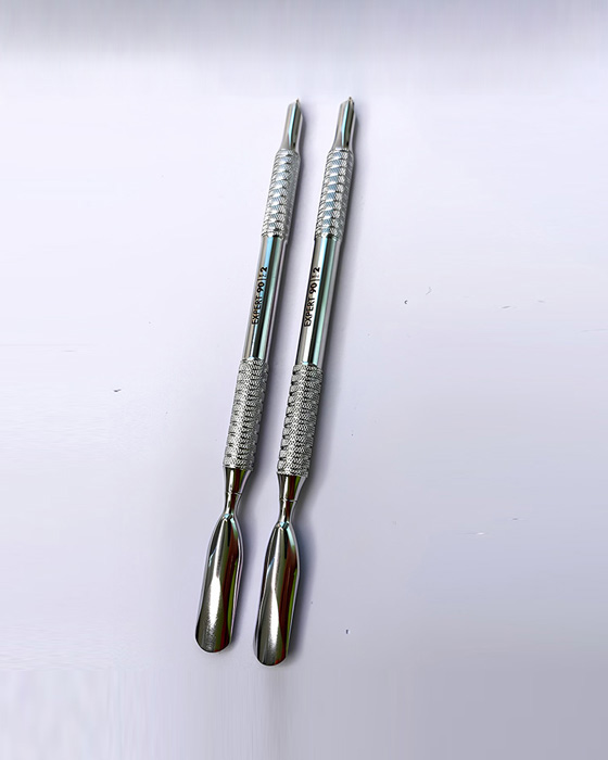 Лопатка манікюрна Staleks EXPERT 90 TYPE 2 (пушер скошений+ пушер заокруглений широкий)