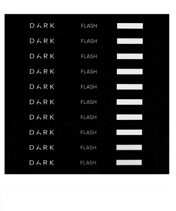 DARK наліпки на тіпси сет з віконцем Flash