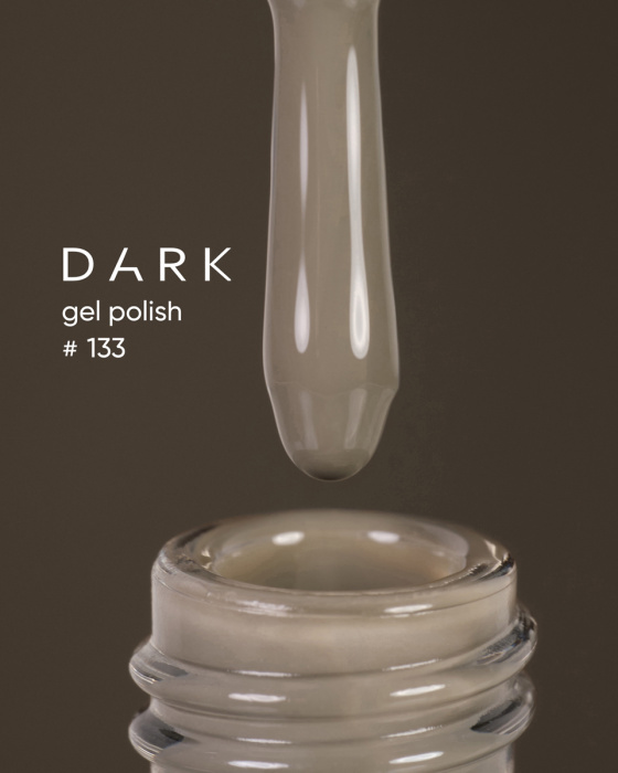 Dark gel polish 133, 10 ml