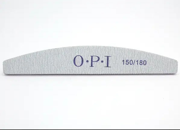 Пилка для нігтів OPI півколо 150/180, сіра