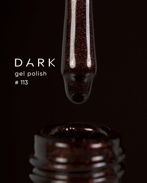 Dark gel polish (new collection) 113, 6 ml