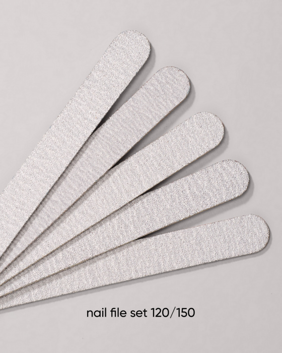 DARK Набір одноразових пилочек, 50 шт (120/150 грит)