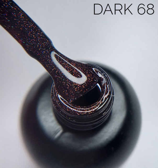Dark gel polish 68, 8 ml