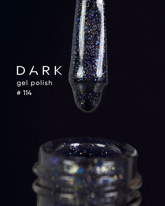 Dark gel polish (new collection) 114, 10 ml