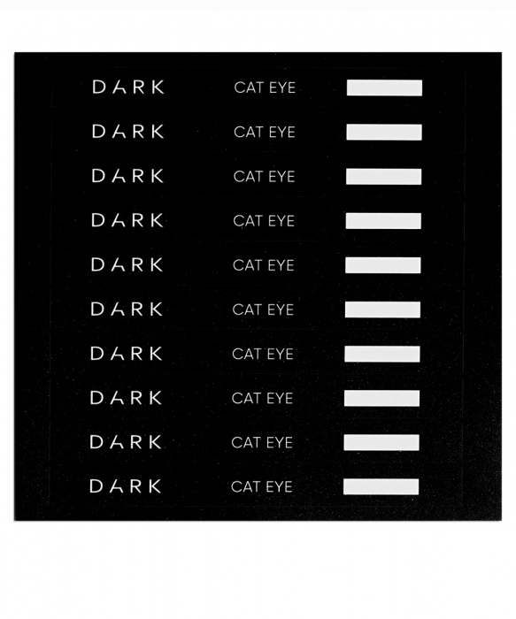 DARK наліпки на тіпси сет з віконцем Cat eye