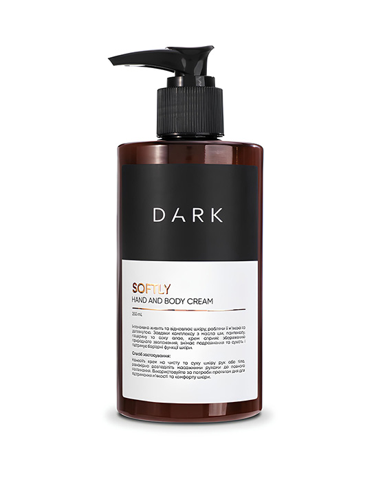 DARK Softly hand and body cream, 250 ml
