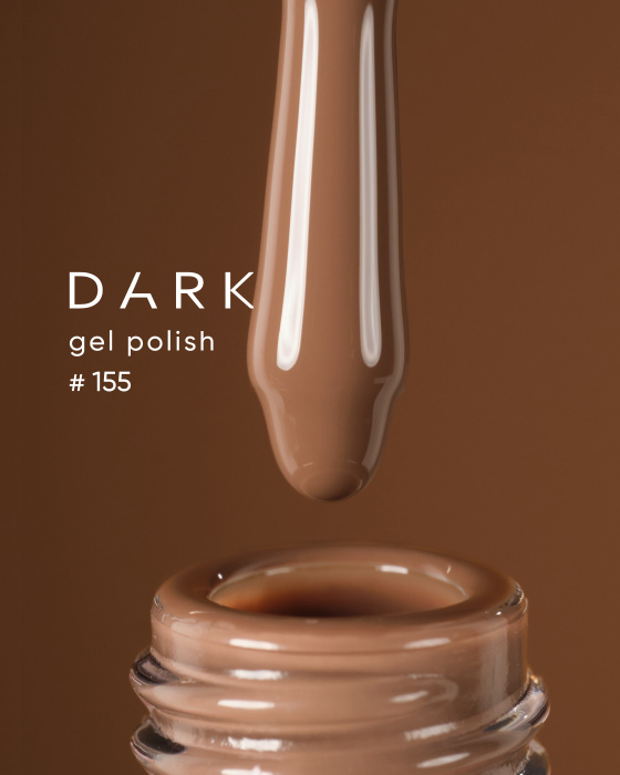 Dark gel polish 155, 6 ml