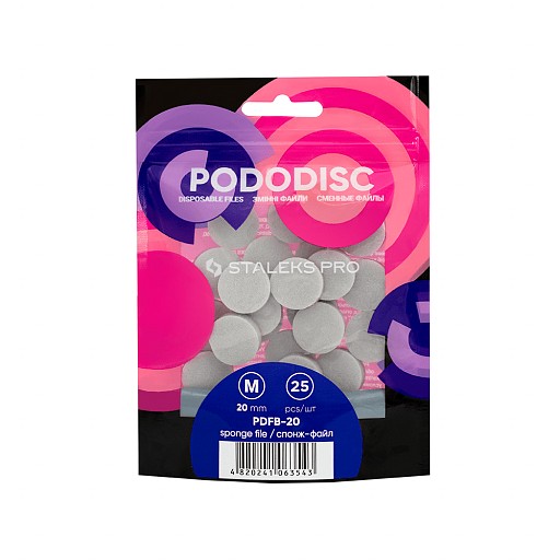 Спонж-файл для педикюрного диска №24 Staleks M (25 шт)