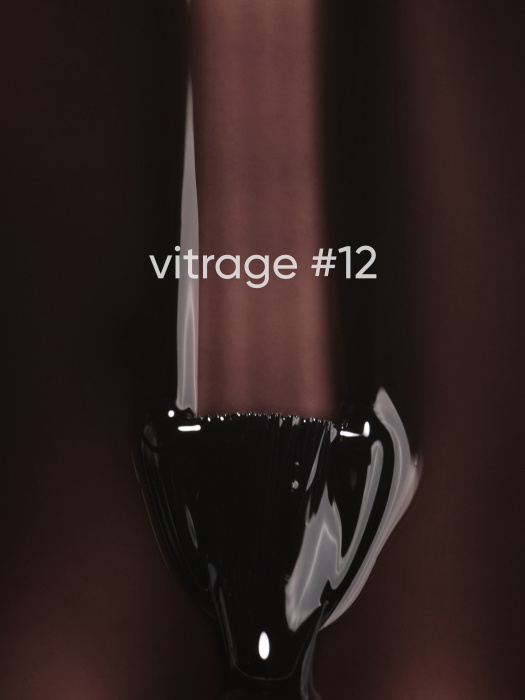 Dark Gel Polish Vitrage 12, 6 ml