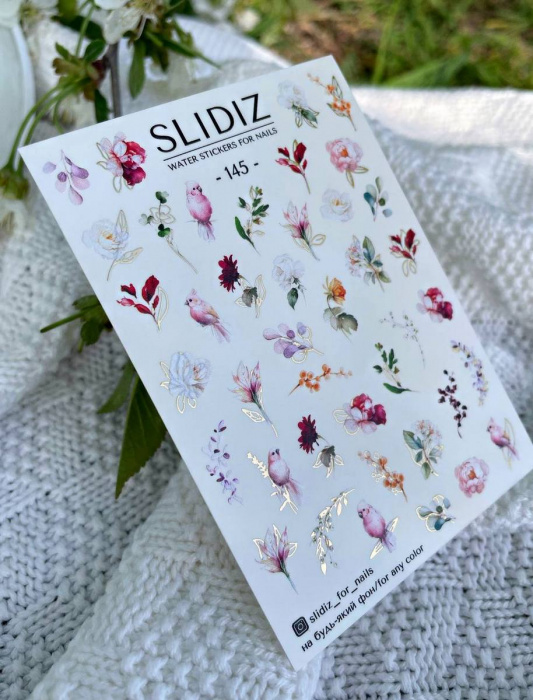 Фольгований слайдер дизайн SLIDIZ №145