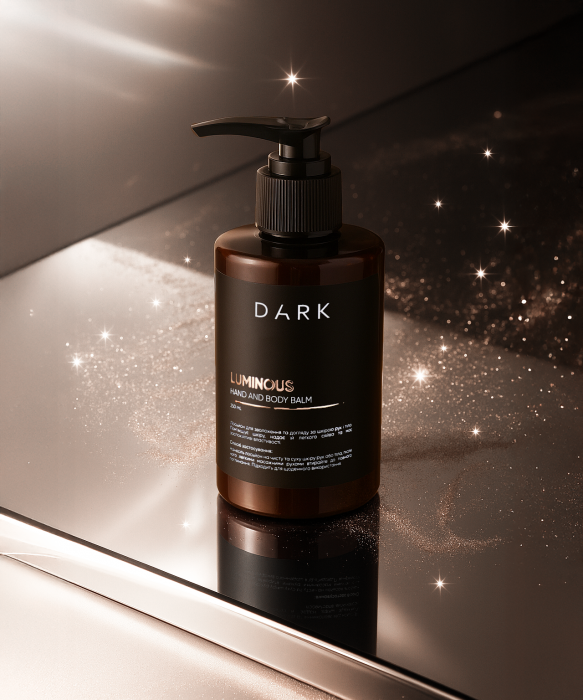 DARK Luminous hand and body balm, 250 ml