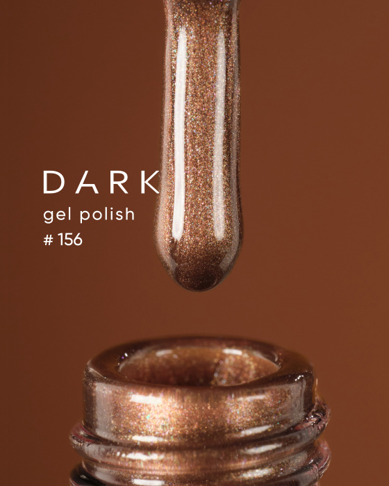 Dark gel polish 156, 10 ml