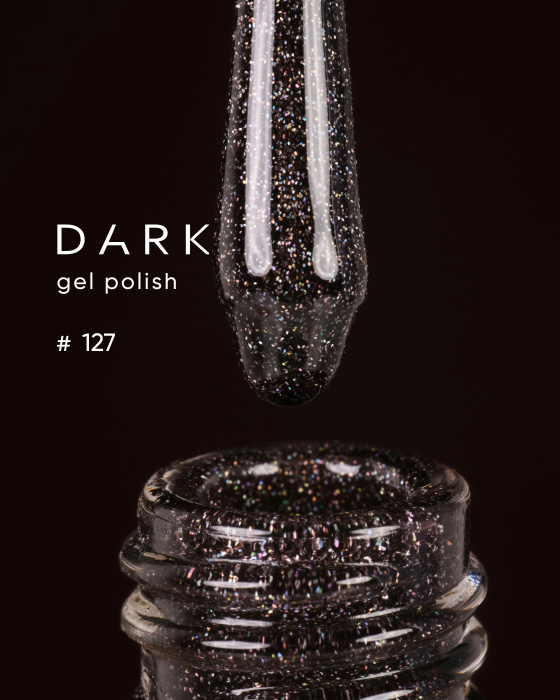 Dark gel polish 127, 10 ml