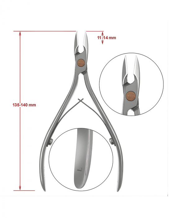 Olton кусачки для шкіри L