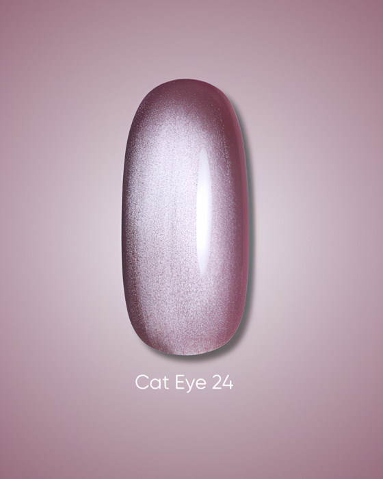 Dark gel polish Cat Eye 24, 10 ml